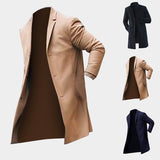 Men’s Classic Long Trench Jacket (Winter)