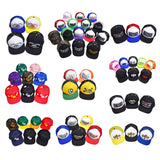 Hollywood Fashion Brand CHROME Chrome Silver Heart Cross Badge Wide Brim Sun Hat for Men and Women